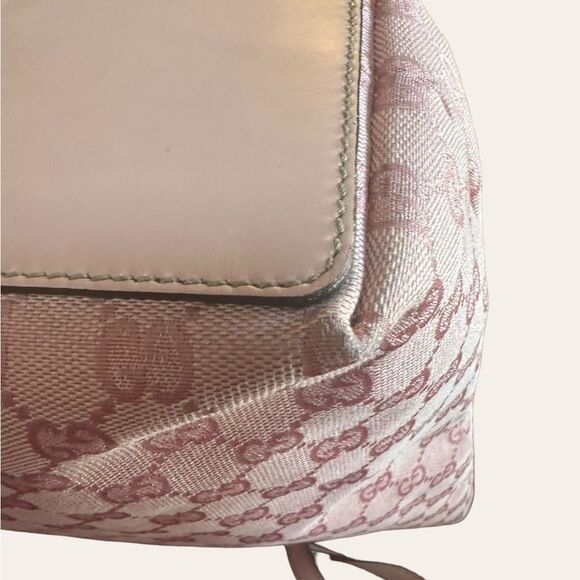 Gucci- GG Canvas Leather-Trimmed Tote - Vintage - Picture 15 of 16